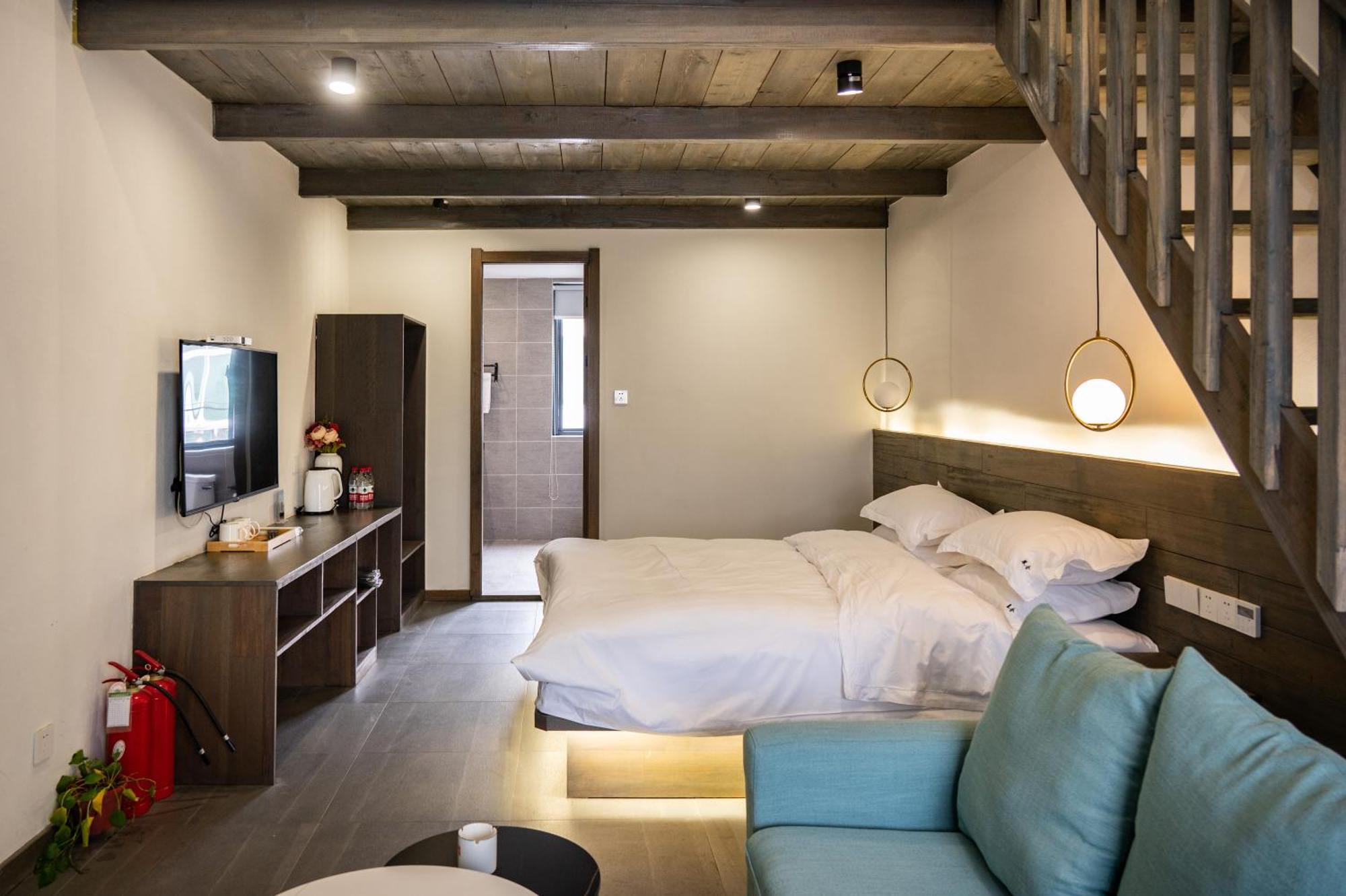 Tingjian Musu Private Soup Design Homestay - South Gate Of Wuzhen Xizha Scenic Area Tongxiang Exterior photo