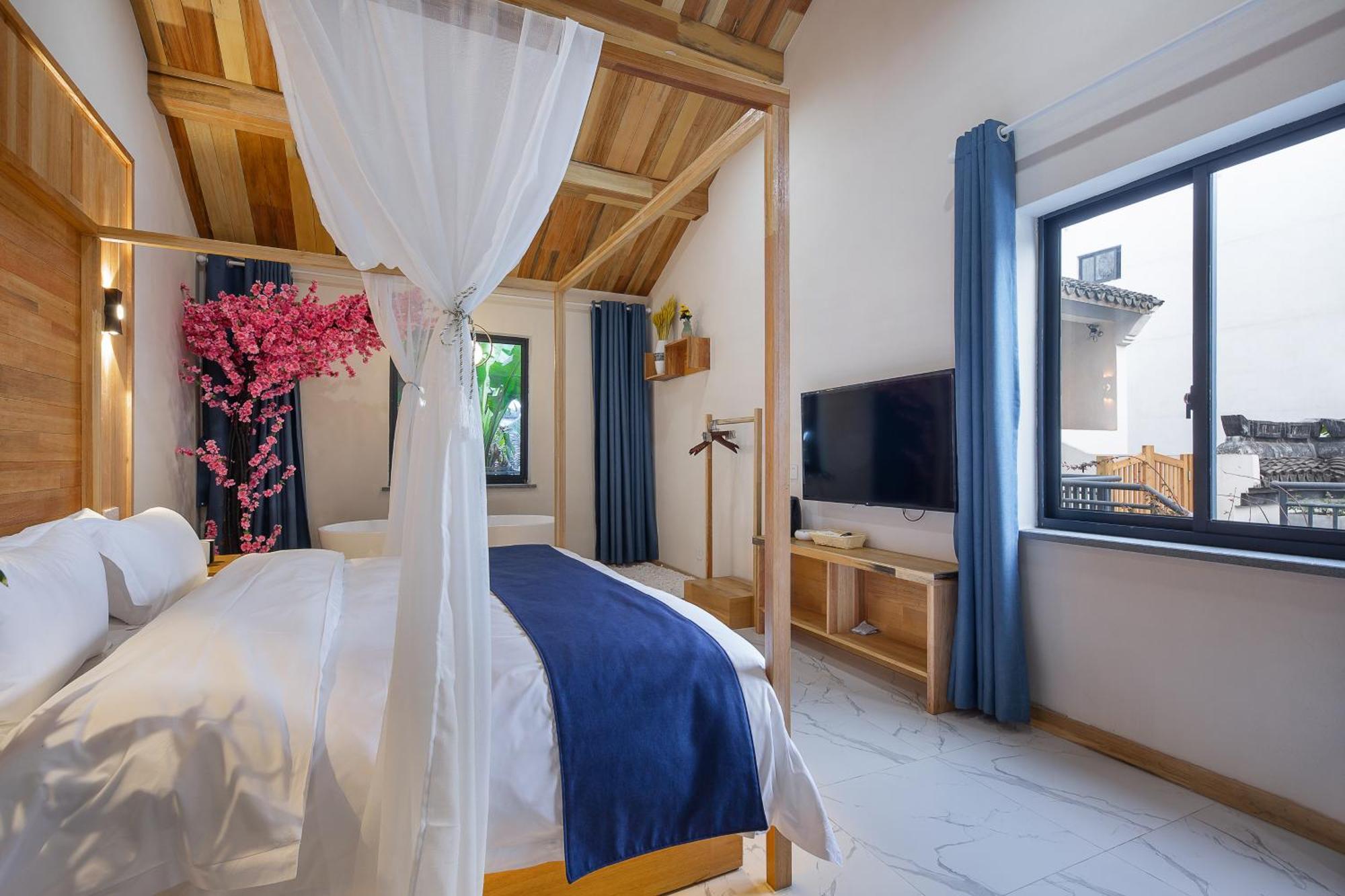 Tingjian Musu Private Soup Design Homestay - South Gate Of Wuzhen Xizha Scenic Area Tongxiang Exterior photo