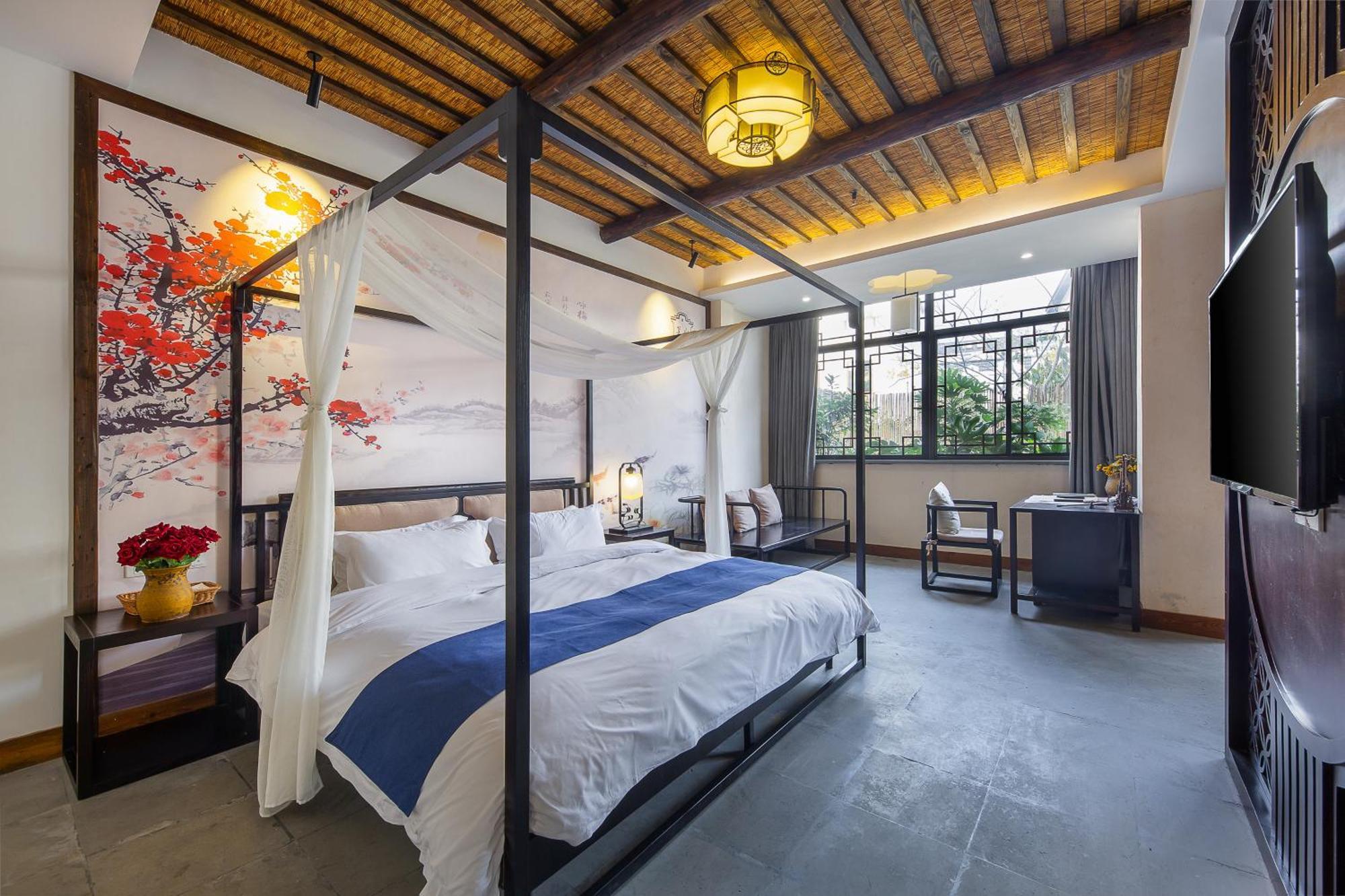 Tingjian Musu Private Soup Design Homestay - South Gate Of Wuzhen Xizha Scenic Area Tongxiang Exterior photo