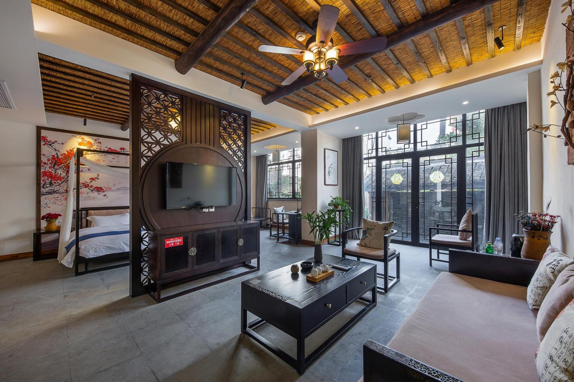 Tingjian Musu Private Soup Design Homestay - South Gate Of Wuzhen Xizha Scenic Area Tongxiang Exterior photo