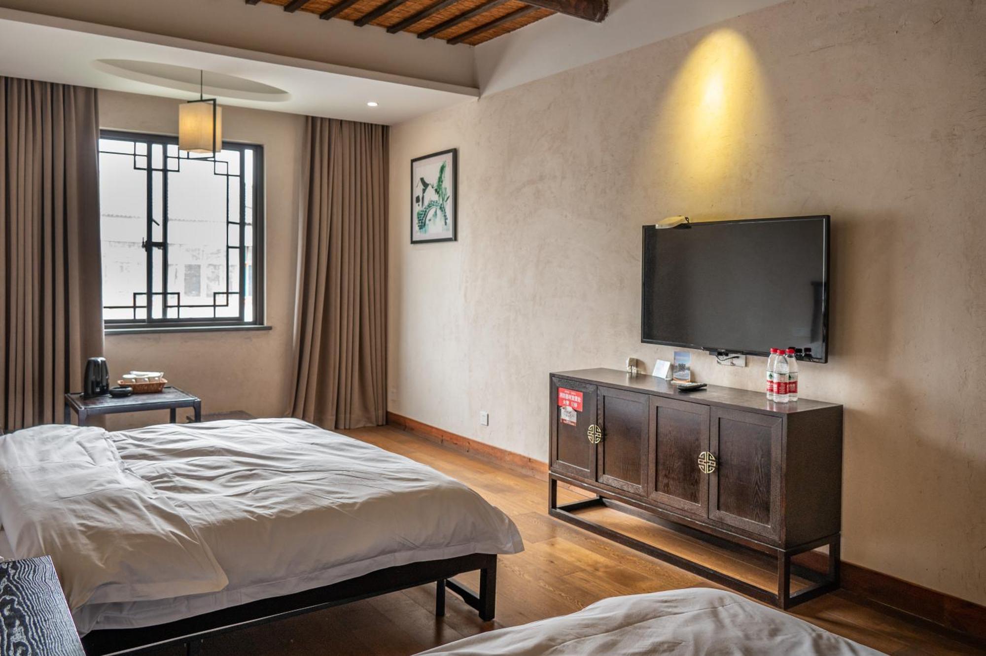 Tingjian Musu Private Soup Design Homestay - South Gate Of Wuzhen Xizha Scenic Area Tongxiang Exterior photo